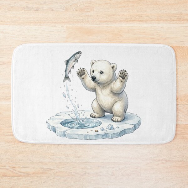 Item preview, An adorable fluffy baby polar bear designed and sold by CHRIST5000.