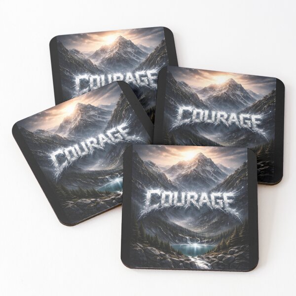Item preview, Courage – Strength Word Art designed and sold by Icareis-Studios.