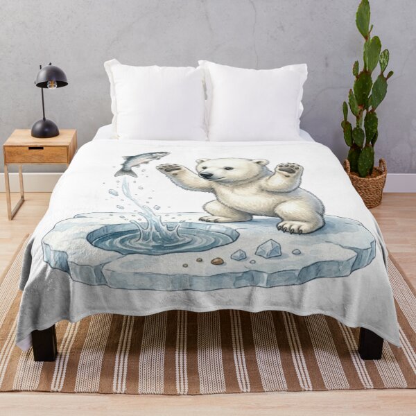 Item preview, An adorable fluffy baby polar bear designed and sold by CHRIST5000.