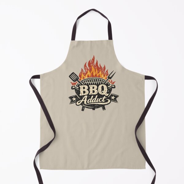 Item preview, BBQ Addict – Vintage Grill Flames BBQ Lover designed and sold by Mikoff04-arts.