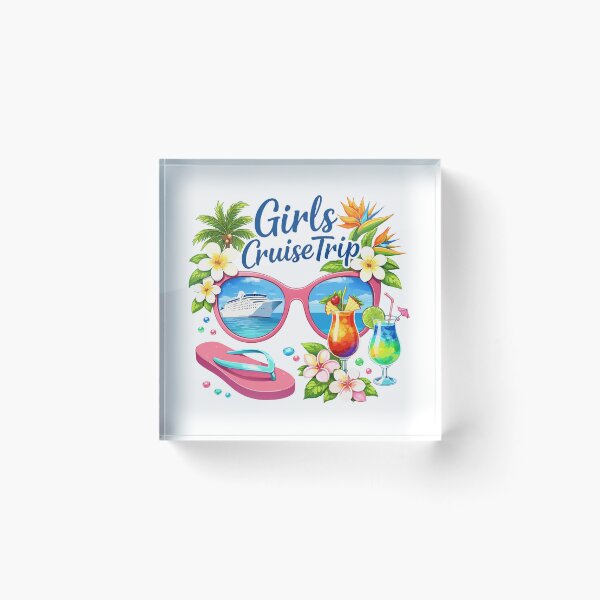 Item preview, Girls Cruise Trip Tropical Vacation Party designed and sold by HandicraftArt.