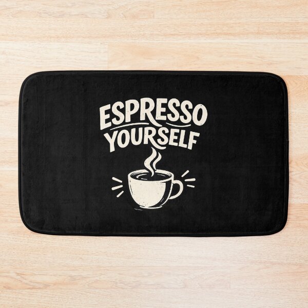 Item preview, Espresso Yourself – Funny Coffee Typography designed and sold by AlvelinaCP.