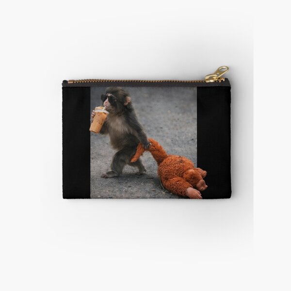 Item preview, Baby Monkey Punch Drinking Iced Coffee designed and sold by DangeRilanman.