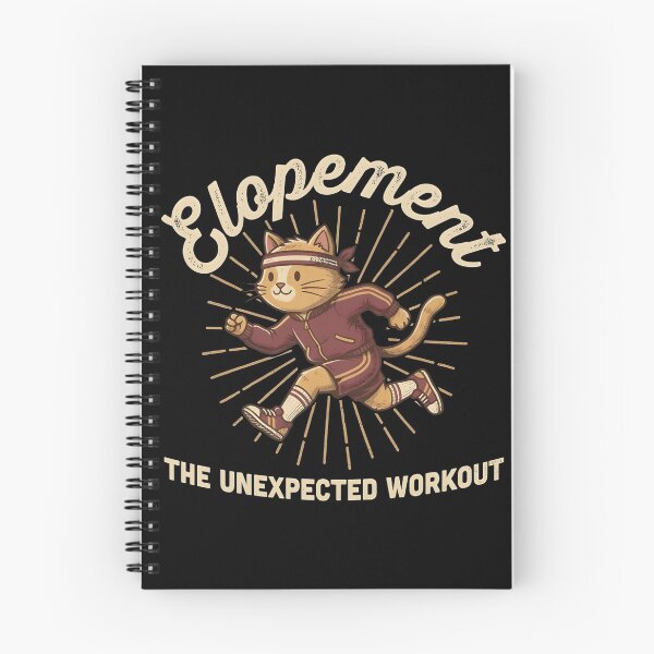 Item preview, Elopement The Unexpected Workout Funny Autism Cat designed and sold by VGAfanatic.