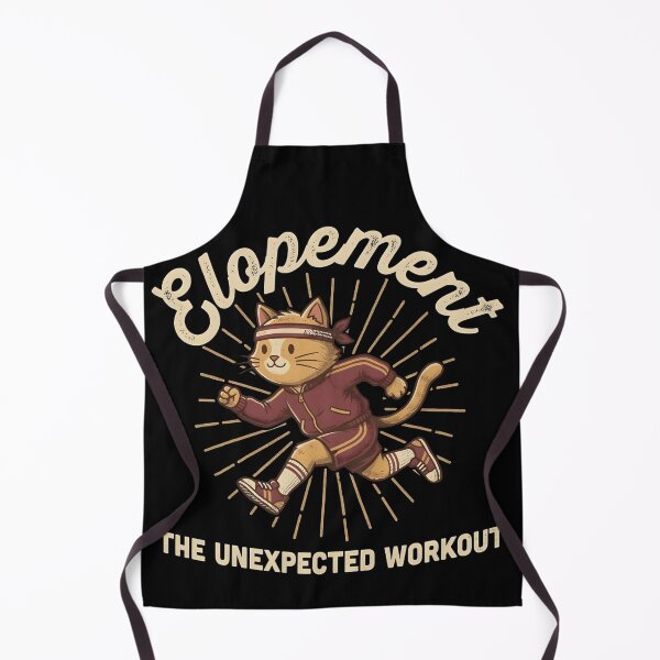 Item preview, Elopement The Unexpected Workout Funny Autism Cat designed and sold by VGAfanatic.