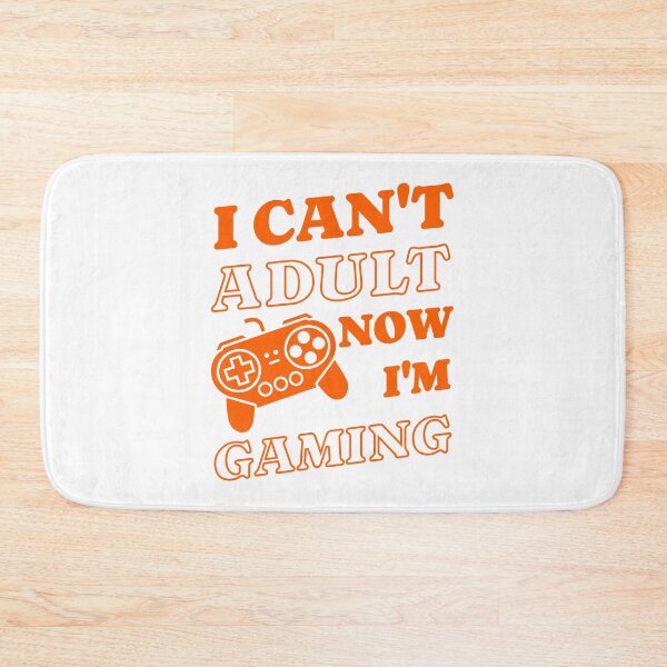 Item preview, I Can't Adult Now I'm Gaming - Funny Retro Video Game Quote designed and sold by Abaseen.