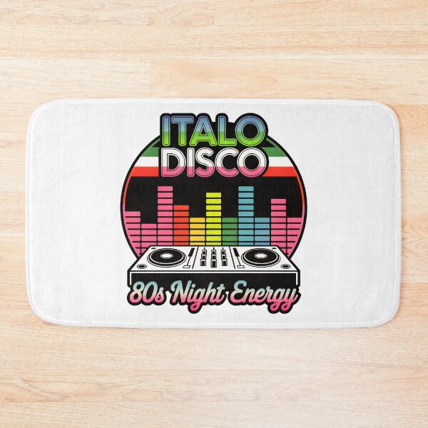 Item preview, Vintage Italo Disco – 80s DJ Nightclub Party Design designed and sold by ArcticFoxStudio.