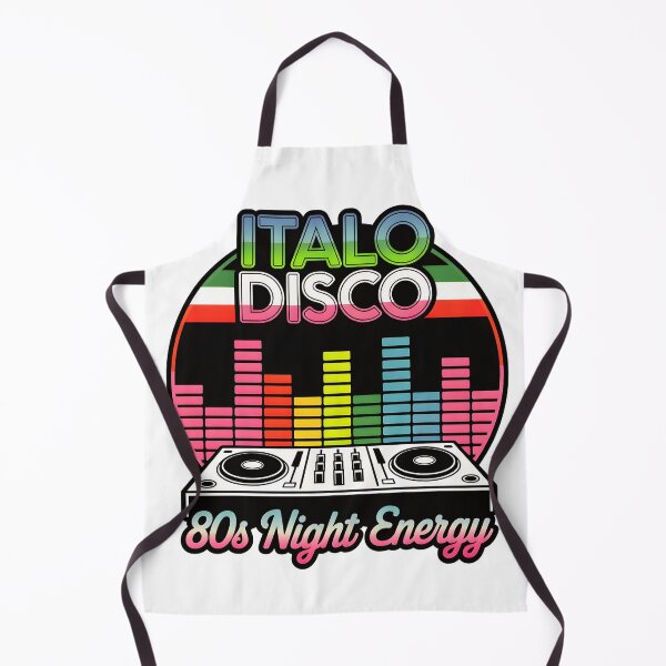 Item preview, Vintage Italo Disco – 80s DJ Nightclub Party Design designed and sold by ArcticFoxStudio.