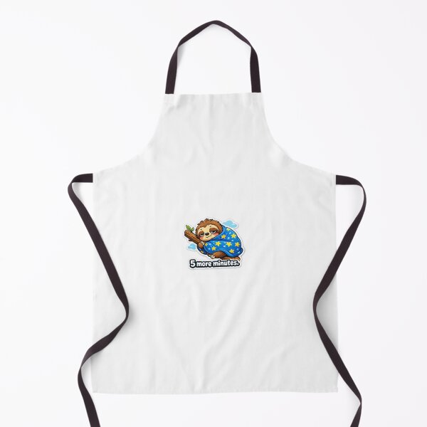 Item preview, Lazy Sloth Meme Sticker – “5 More Minutes” designed and sold by IntroInk.