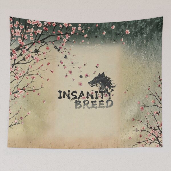Item preview, INSANITYBREED - Sakura Wolf: The Beast in the Petals (AI Art) designed and sold by INSANITYBREED.