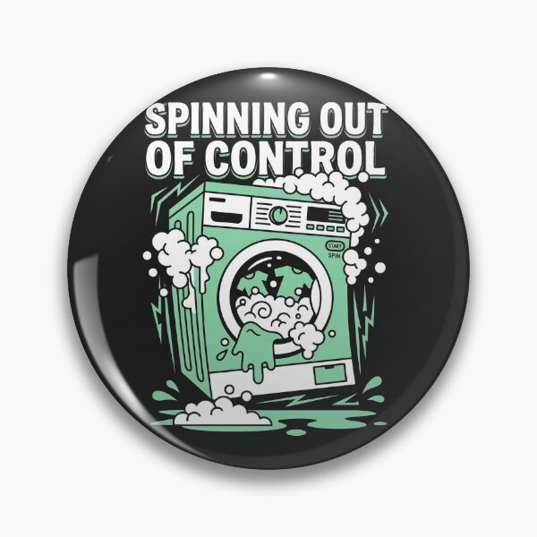Item preview, Spinning Out Of Control Washing Machine designed and sold by KeremYurtseven.