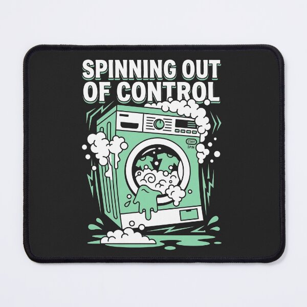 Item preview, Spinning Out Of Control Washing Machine designed and sold by KeremYurtseven.