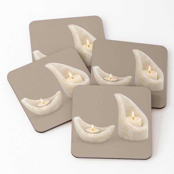Item preview, African Kisii Stone Candle Holder – Curved Contemporary Design designed and sold by annenambiro.