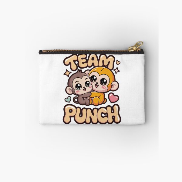 Item preview, Team Punch – Kawaii Brown & Orange Baby Monkey Best Friends Peach Sticker Graphic Tee | BFF Shirt designed and sold by DarylWelsh2024.