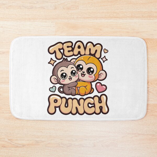 Item preview, Team Punch – Kawaii Brown & Orange Baby Monkey Best Friends Peach Sticker Graphic Tee | BFF Shirt designed and sold by DarylWelsh2024.