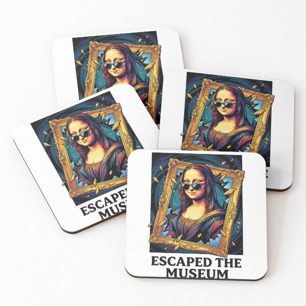 Item preview, Mona Lisa Escaped The Museum Comic Art designed and sold by Zippy Creation.