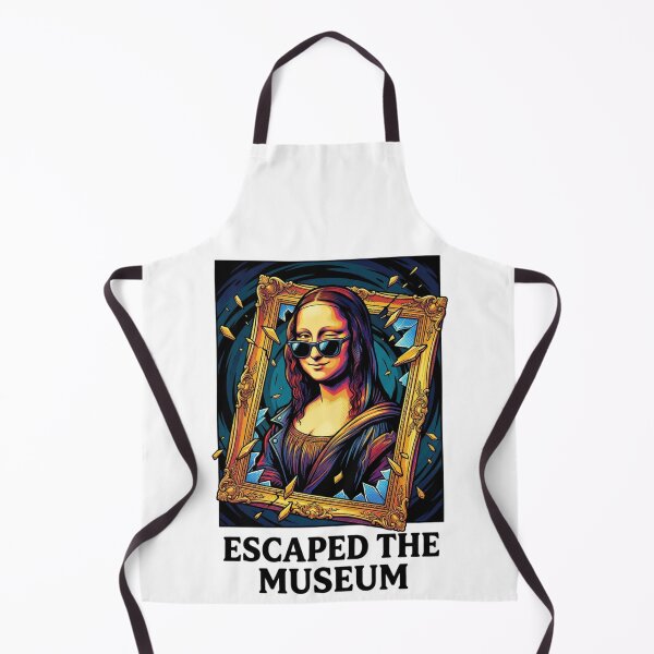 Item preview, Mona Lisa Escaped The Museum Comic Art designed and sold by Zippy Creation.