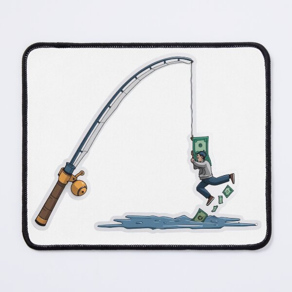 Item preview, Money Bait – Greed and Temptation Illustration designed and sold by Erik Visnievskij.