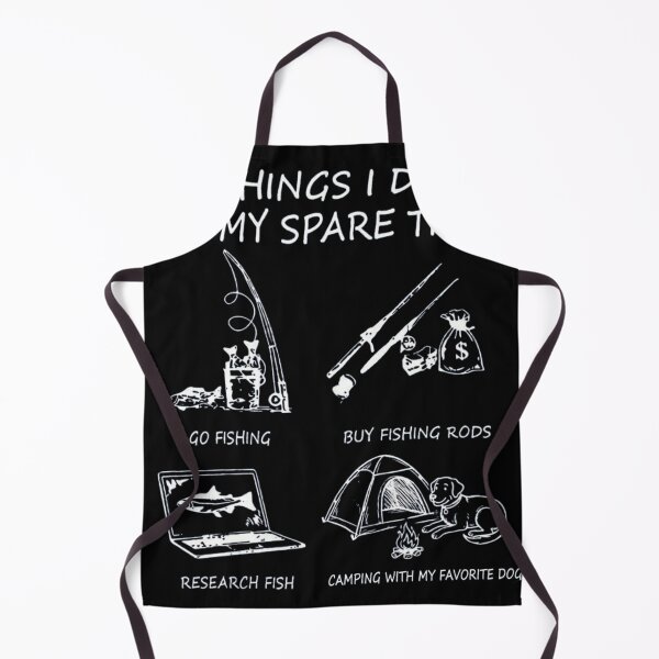 Item preview, Funny Fishing and Camping Life - Things I Do In My Spare Time designed and sold by paws-peaks-adv.