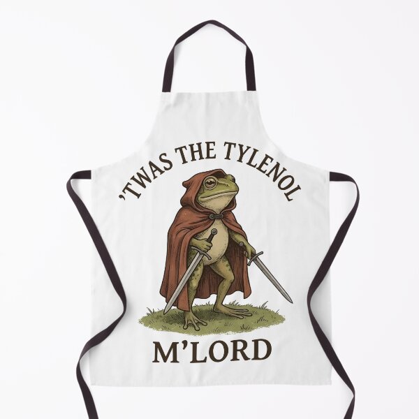 Item preview, Funny Frog Warrior Twas The Tylenol Mlord Fantasy Humor designed and sold by CenaPrincoto.