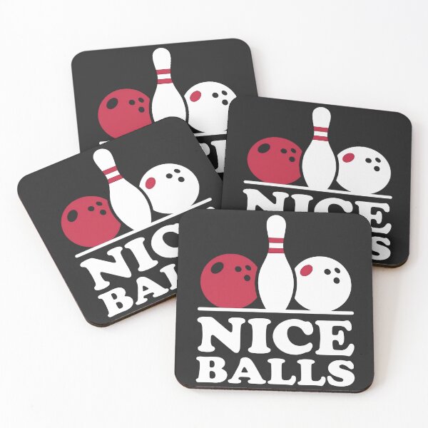 Item preview, Nice Balls Bowling Pin Sarcasm designed and sold by KeremYurtseven.