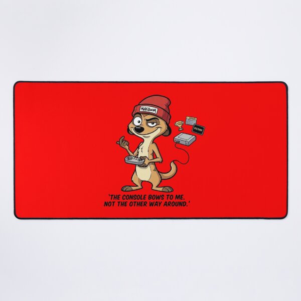 Item preview, Retro Gamer Meerkat - The Console Bows To Me designed and sold by mAXiBoOM.