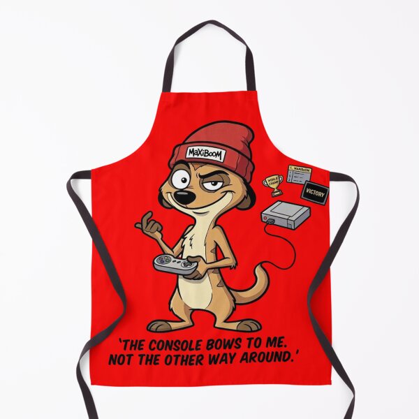 Item preview, Retro Gamer Meerkat - The Console Bows To Me designed and sold by mAXiBoOM.