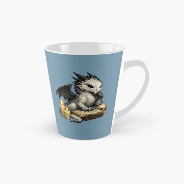 Item preview, Cute Dark Fantasy Dragon Studying Spell Book designed and sold by Hatchling Hollow.