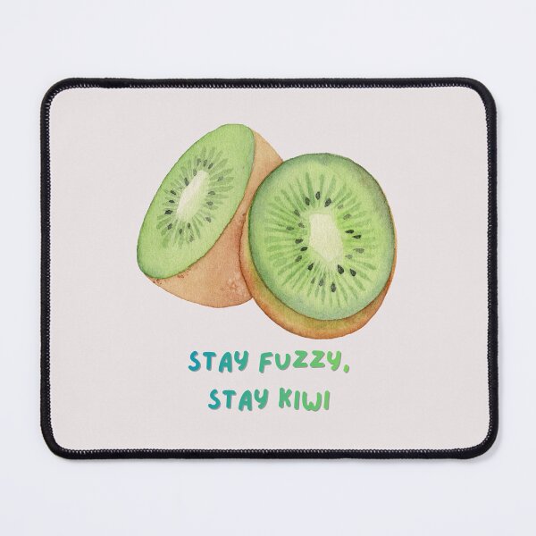 Item preview, Stay Fuzzy Stay Kiwi – Cute Kiwi Fruit Pun Watercolor Design designed and sold by Artsy Corner.