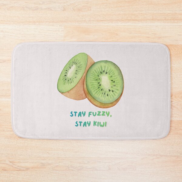 Item preview, Stay Fuzzy Stay Kiwi – Cute Kiwi Fruit Pun Watercolor Design designed and sold by Artsy Corner.