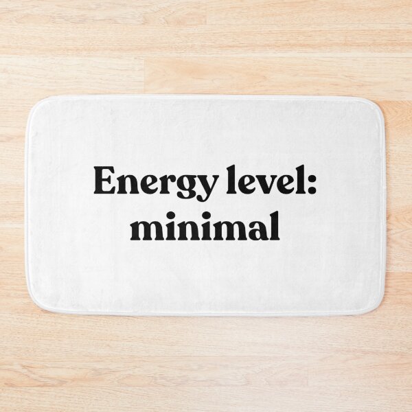 Item preview, Energy level: minimal. designed and sold by Cyber Warrior.