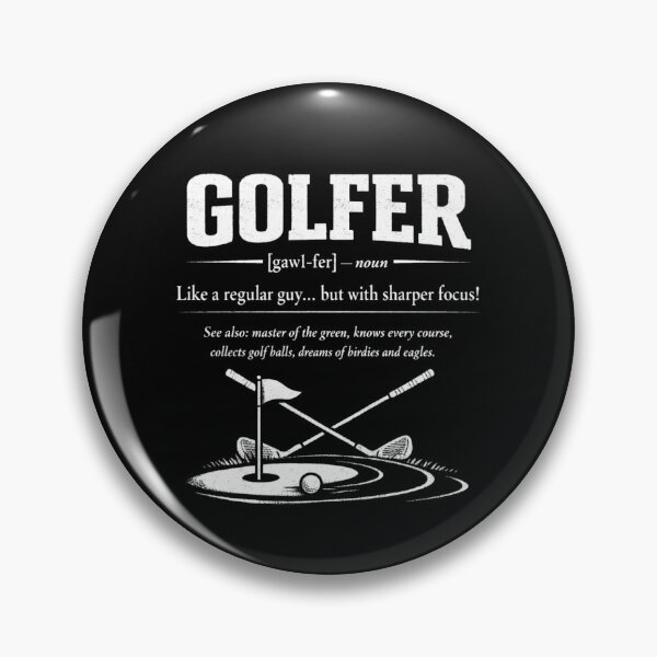 Item preview, Golfer Definition Like Regular Guy Sharper Focus designed and sold by FreshVibe Prints.