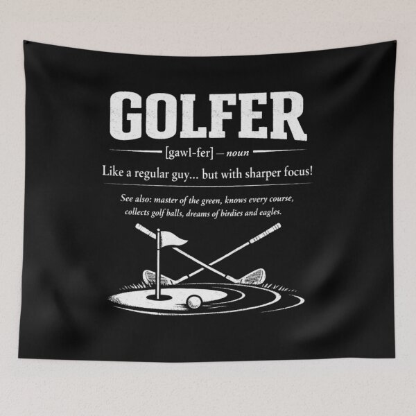 Item preview, Golfer Definition Like Regular Guy Sharper Focus designed and sold by FreshVibe Prints.
