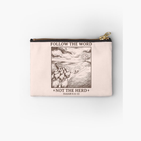 Item preview, Follow The Word Not The Herd Bible Verse Christian Faith Inspirational Message designed and sold by KLArtzStore.