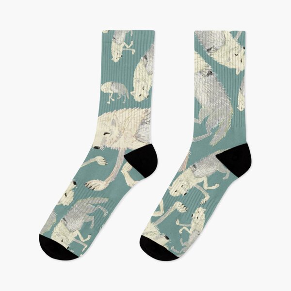 Item preview, Totem Arctic wolf blue-grey designed and sold by belettelepink.