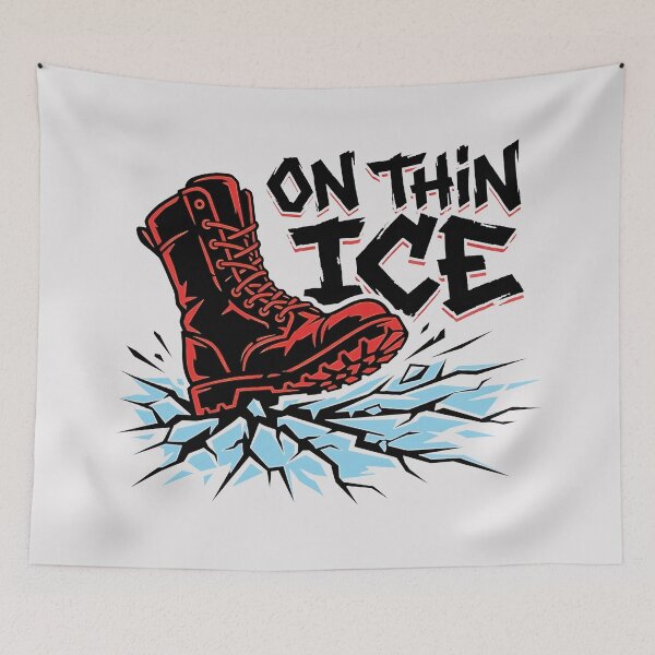 Item preview, On Thin Ice Combat Boots designed and sold by KeremYurtseven.