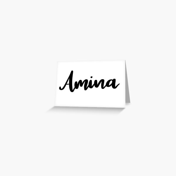 Cartes De Vœux Sur Le Theme Amina Redbubble