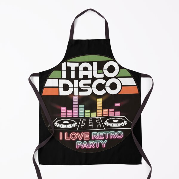 Item preview, Italo Disco Retro Party – Vintage 80s DJ Club Vibes designed and sold by ArcticFoxStudio.