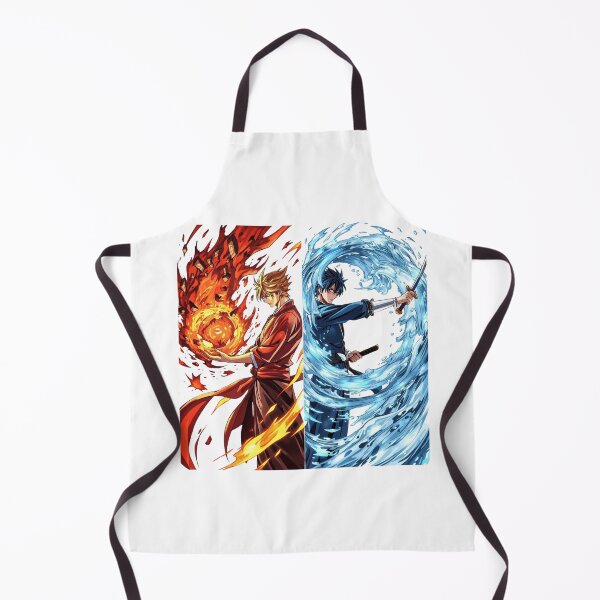 Item preview, Volcanic Fire and Spiral Water Anime Warrior Duel designed and sold by Animepopstudio.