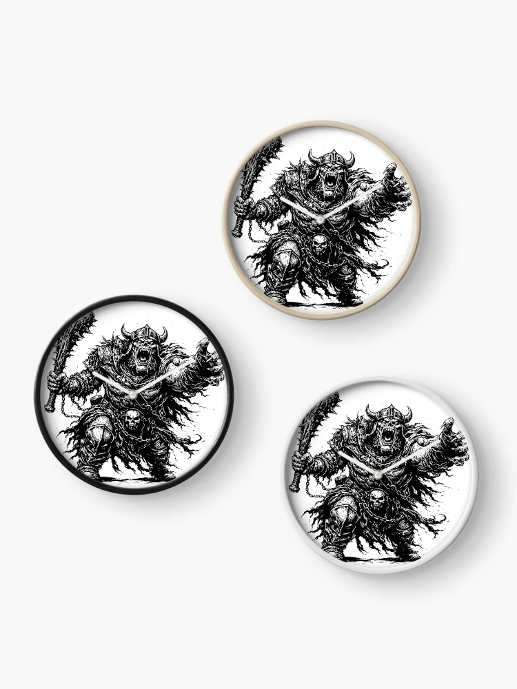 Thumbnail 3 of 4, Clock, Witchfire Ritual designed and sold by Matinez Pink.