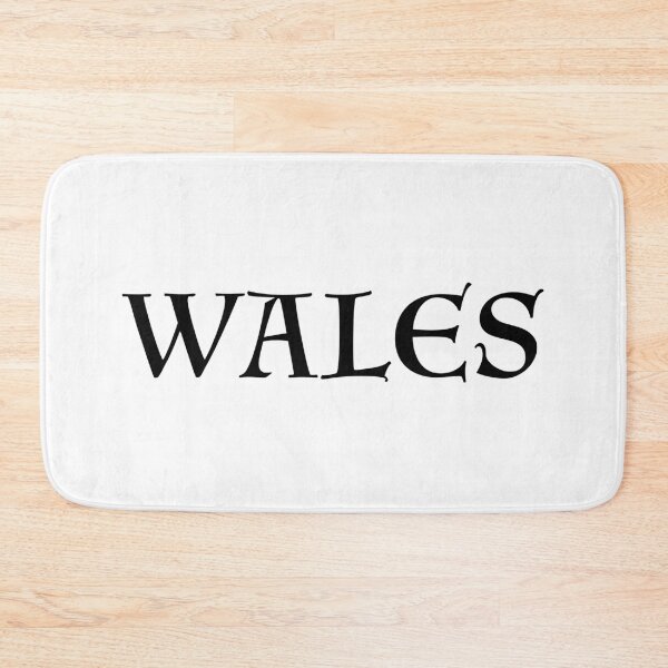 Item preview, Wales old medieval style text (Black) designed and sold by STUDIO-72.