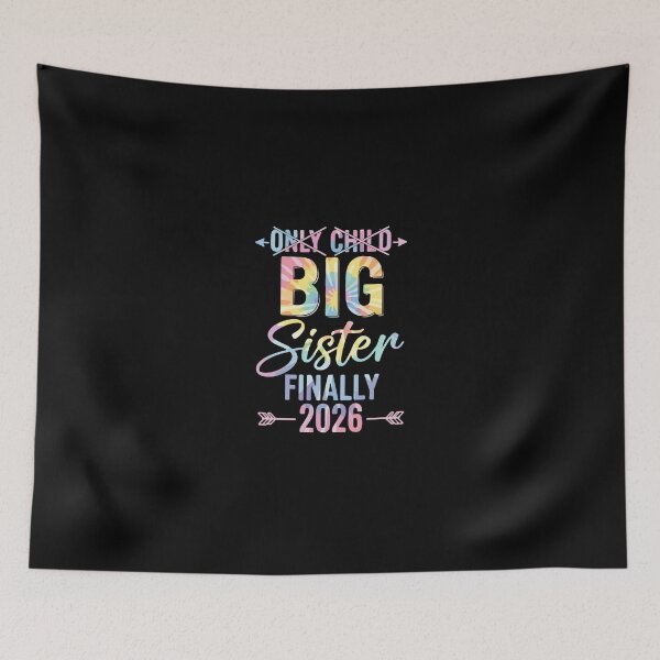Item preview, Only Child Big Sister Finally 2026 Retro Promotion designed and sold by PopStars1993.