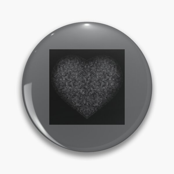 Item preview, Stone "Exhausted Heart" on a black background designed and sold by Cherevan.