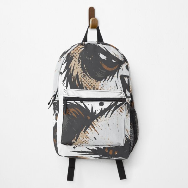 Item preview, A small angry panda creature illustrated in a rough grunge style. The combination of cute shape and aggressive expression creates a memorable graphic. designed and sold by Dejbar.