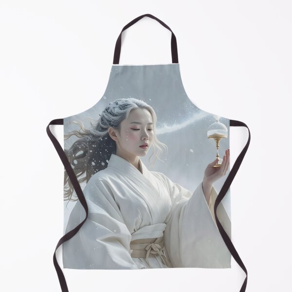 Item preview, Snow Spirit Hourglass — Winter Mystic Priestess designed and sold by Schoenenwald - Illustrations Uniques et Originales.