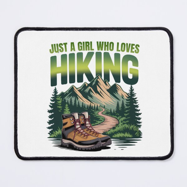 Item preview, Just a Girl Who Loves Hiking designed and sold by DigitalDream11.