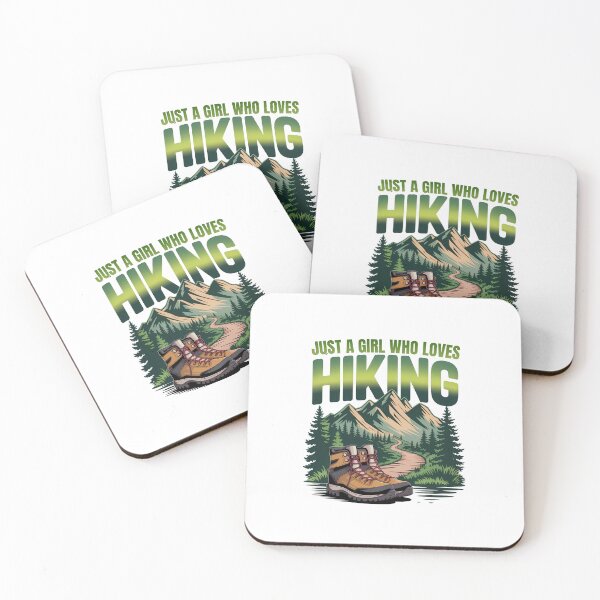 Item preview, Just a Girl Who Loves Hiking designed and sold by DigitalDream11.