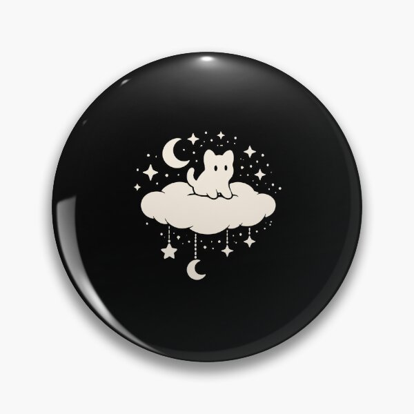 Item preview, Dreamy Cat-Sitting On Cloud With Stars designed and sold by PopStars1993.