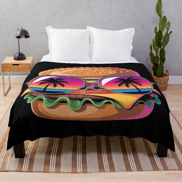 Item preview, Burger with Sunglasses and Palm Trees designed and sold by jkrphoto.