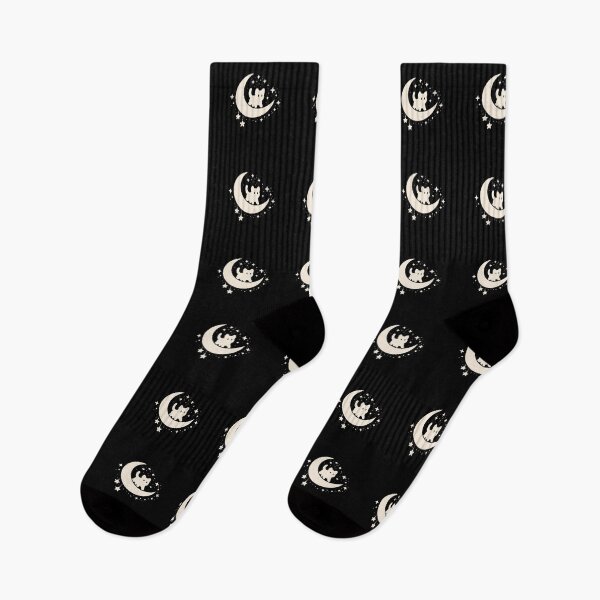 Item preview, Dreamy Feline Sitting On Crescent Moon designed and sold by PopStars1993.